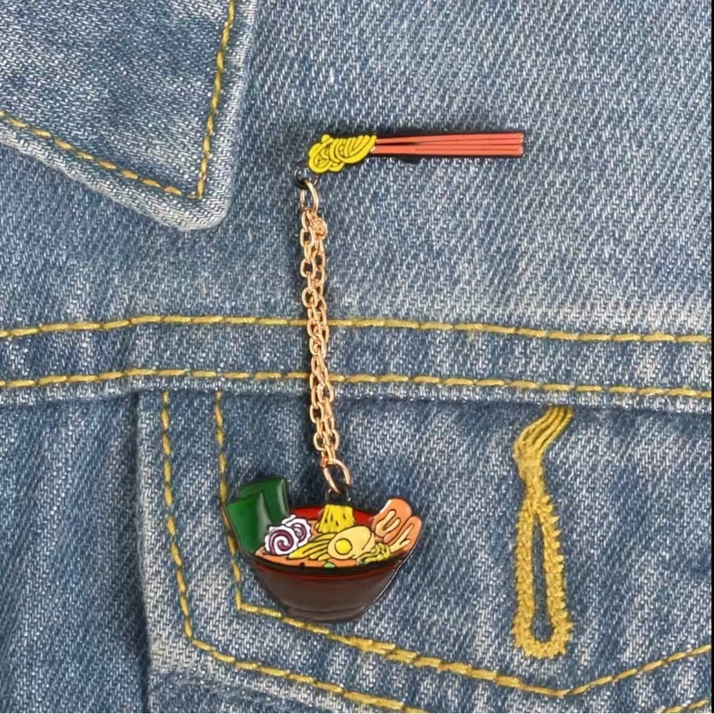 Cute Ramen Brooch